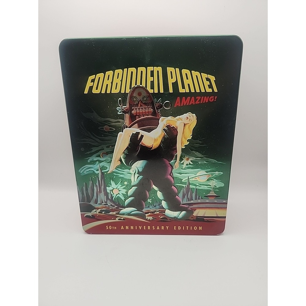 Forbidden Planet 50th‎ Anniversary Edition Tin Box Set DVD *No Robbie Robot*